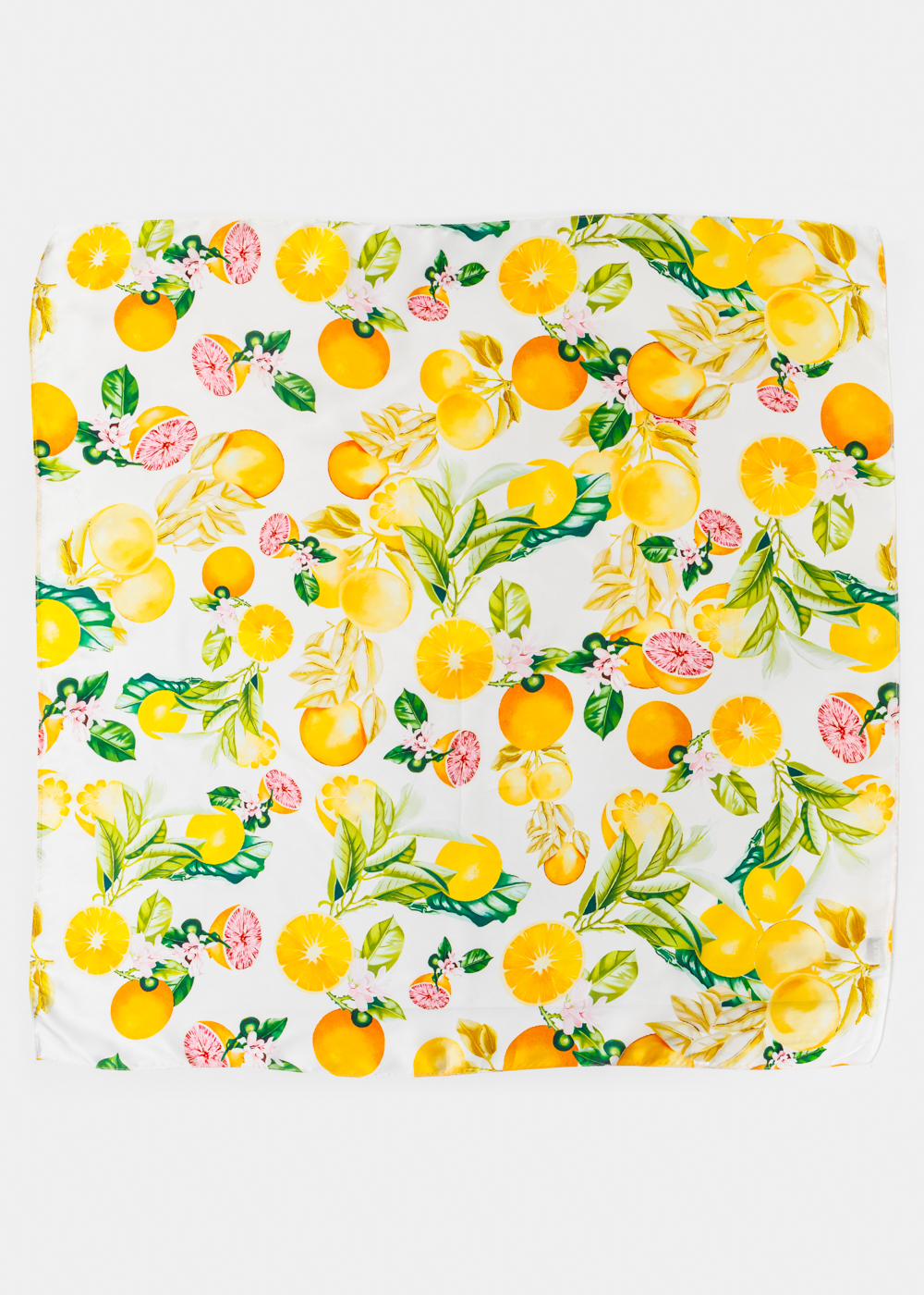 Citrus Satin Scarf